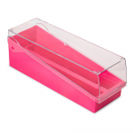 Slide Storage Box, 100-Place, ABS, Pink_noscript