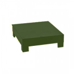 Slide Cabinet Base, Metal, Green_noscript