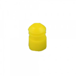 Cap, Flange Plug, 17mm for 17mm Tubes and 15mL, Yellow_noscript