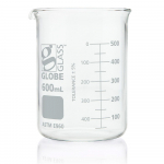 Beaker Globe Glass 600mL Low Form_noscript