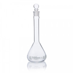 Volumetric Flask, Globe Glass, Class A 100mL_noscript