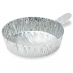 Aluminum Dish, 57mm, Crimped Side with Tab_noscript