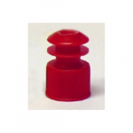 CapTrack Flange Plug Cap, 13mm, Red