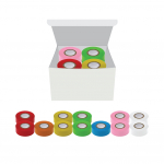 Labeling Tape, 1" x 500", Assorted_noscript