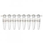0.2mL 8-Strip Tubes, with Separate Dome, Natural_noscript