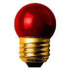 7 Watt Red Brooder Bulbs, Pack of 6 pcs_noscript