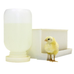 Chick Feeder & Chick Jar Waterer