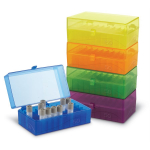 50-Well Hinged Tube Storage Box, Assorted_noscript