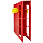 ABS Plastic Red Manual Pipet Rack_noscript