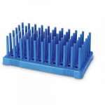 96-Place Blue Peg Rack for 10-14mm Tubes_noscript