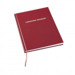 Laboratory Notebook, 200-Pages, Red_noscript