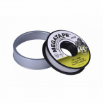 MegaTape 1/2" x 1000" Grey 3.5mil Thick PTFE Tape