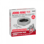 Johni Ring Wax Gasket with Plastic Horn & 3-1/2 x 1/4"
