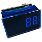 AC Voltmeter AC Line Voltage, 85-264VAC, Blue