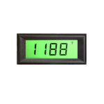 Digital Panel Voltmeter, 2 V DC, Pos Green