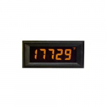 Voltage Panel Meter with 4.5" LCD, Negative Amber