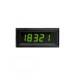 Voltage Panel Meter with 4.5" LCD, Negative Green