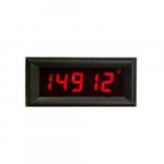 Voltage Panel Meter with 4.5" LCD, Negative Red