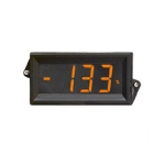 DC Voltmeter 3.5 LCD, Amber, with PEU
