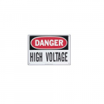 Safety Sign - Danger High Voltage, Spanish_noscript