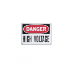 Safety Sign - Danger High Voltage Keep Out_noscript