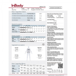 Professional Result Sheet for InBody 270