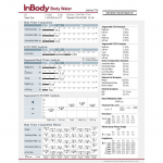 Body Water Result Sheet for InBody 770