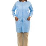 Blue Lab Coat, 3 Pockets, L_noscript