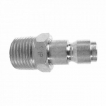 3/8" x 1/2" MPT Automotive Coupler Plug