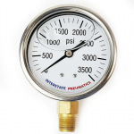 Oil Filled Pressure Gage, 3500 psi