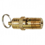 1/4" MPT Brass Safety Valve w/Pull Ring