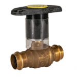 1-1/2" Lead Free Brass Ball Valve, Insualted Handle