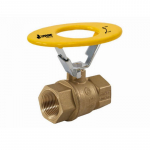 Brass Ball Valve Oval Handle 1-1/4"100-706-OH
