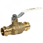 1" Lead Free Brass Ball Valve, Press Connection