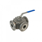Direct Mount Ball Valve, L-Port, Class 150, 4"A766L-4