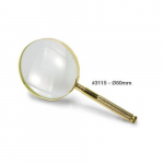 Assorted Magnifiers with Gold Metal Frame, Set of 12 pcs