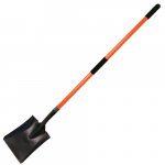 Square Point Shovel with 48" Fiberglass Handle_noscript