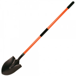 Round Point Shovel with 48" Fiberglass Handle