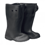 16" Black Over-Shoe Boots - Size 10_noscript