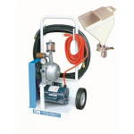 Super-Pro Texture Gun, Hopper & Hose with CompressorPC300