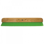 24" Green Nylex Soft Finish Broom w/ Handle