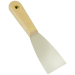 2" Flexible SS Putty Knife with Wood Handle_noscript