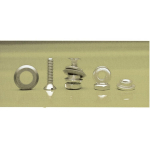 3 Wheel - 1/2" Brass Turret, Pack of 2 pcsST050