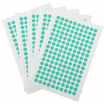 800 Cryogenic Dots, 0.28", Green Seafoam_noscript