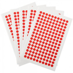 800 Cryogenic Dots, 0.28", Red