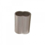 Thin Wall Aluminum Oval Sleeve for 1/4" Rope_noscript