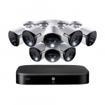 16-Channel Security System with 8 Active 4K Cameras