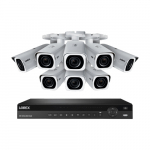 16-Channel NVR System with Eight IP Cameras