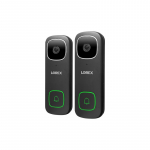 Pack of 2 Lorex 2K Wired Black Video Doorbell
