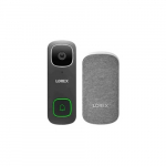 2K Wired Video Doorbell with Wi-Fi, Black_noscript